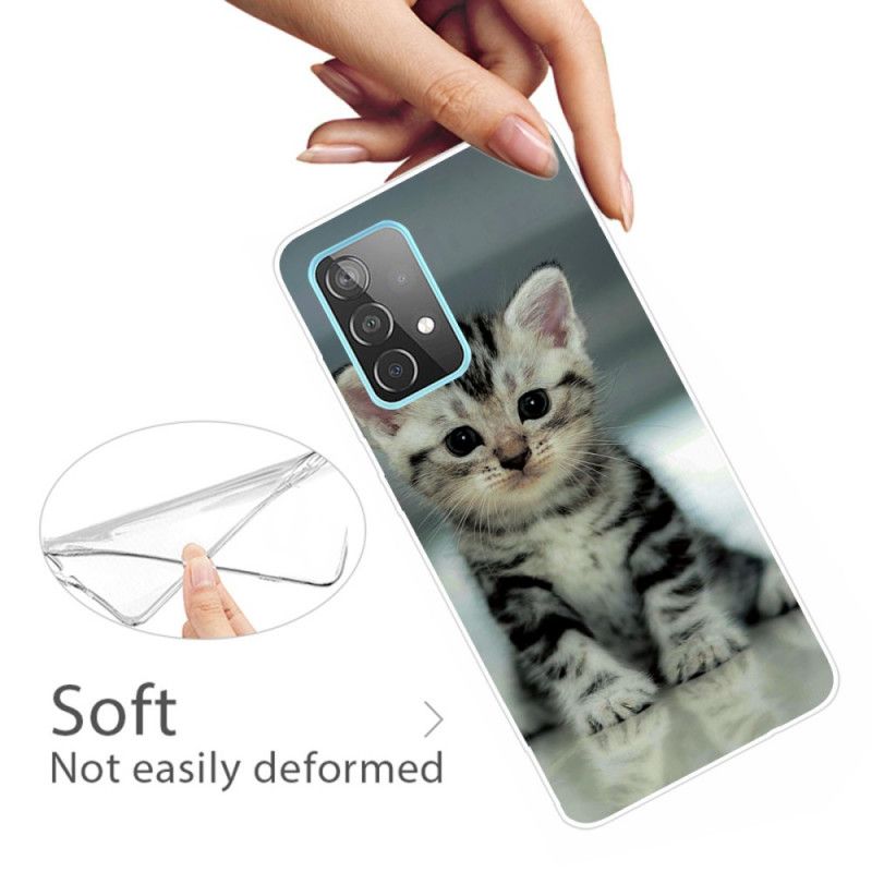 Skal Samsung Galaxy A32 5G Mobilskal Kattunge