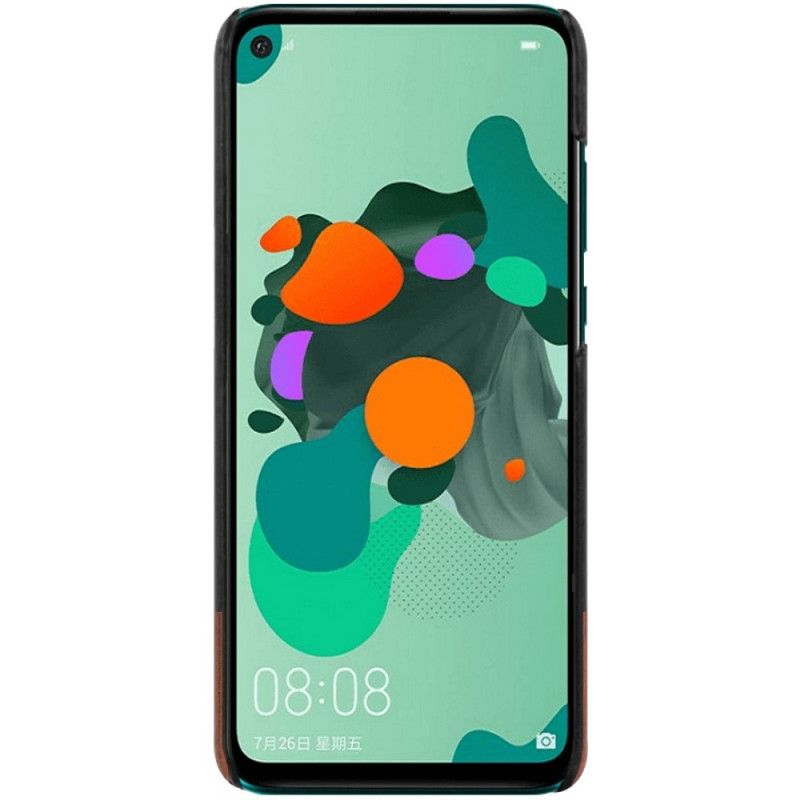 Skal för Huawei Mate 30 Lite Svart Lädereffekt I Imak Ruiyi-Serien