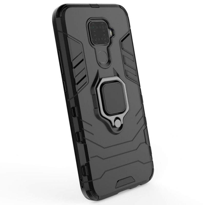 Skal Huawei Mate 30 Lite Svart Resistent Ring