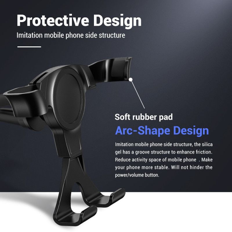 Luftventil Aluminium Effekt Alloy Bilhållare