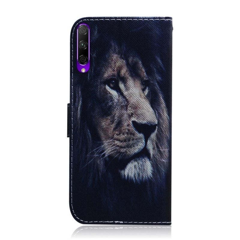 Läderskal Huawei P Smart Pro Pro Drömmande Lejon