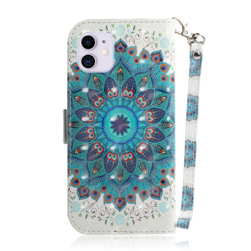 Fodral för iPhone 12 / 12 Pro Mästerlig Mandala Med Rem