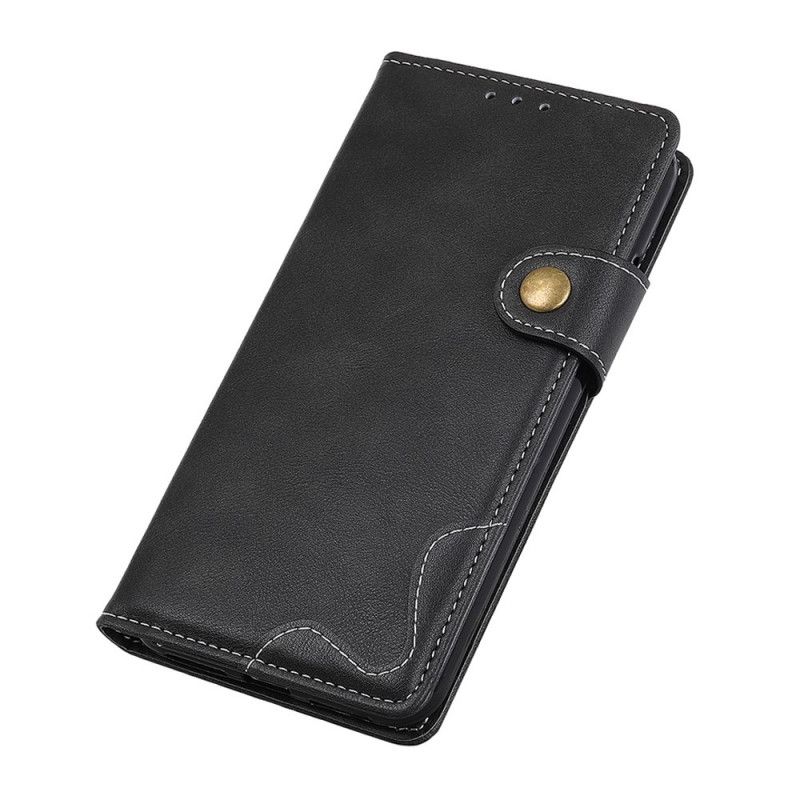 Fodral för iPhone 12 / 12 Pro Svart Konstnärlig Knappsömnad