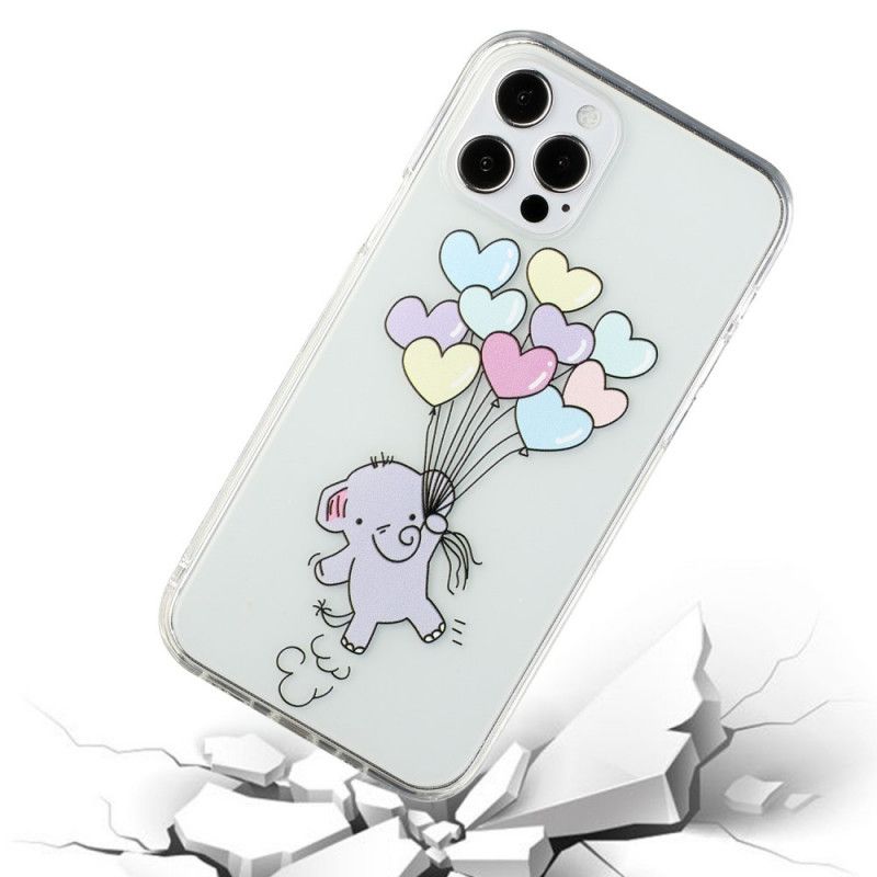 Skal för iPhone 12 / 12 Pro Elefantballonger