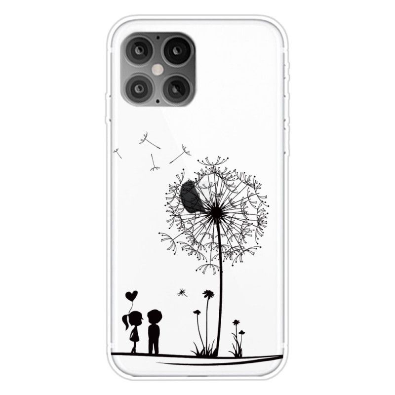 Skal för iPhone 12 / 12 Pro Maskros Kärlek