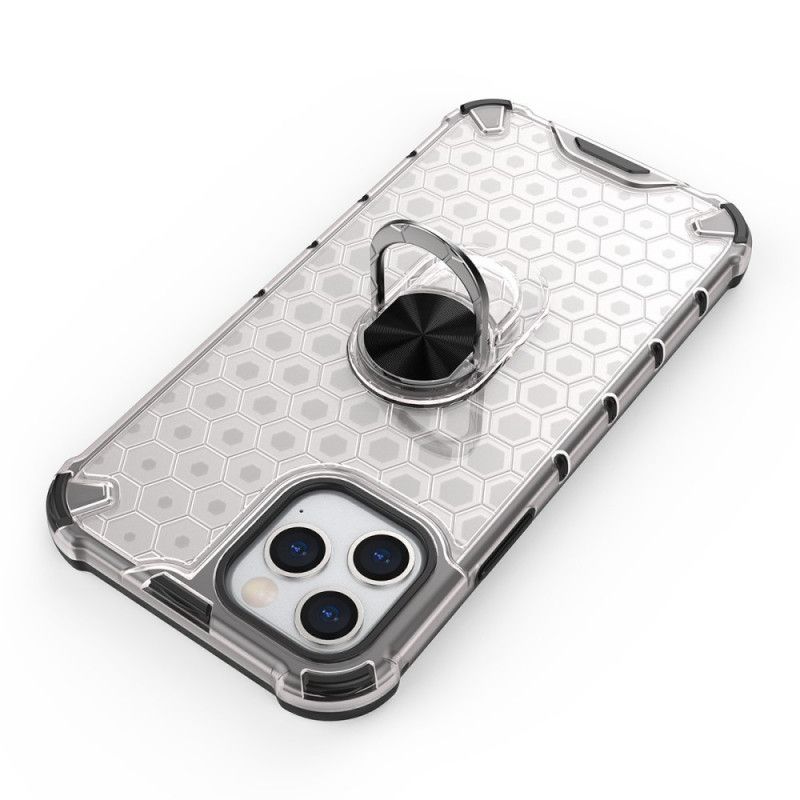 Skal för iPhone 12 / 12 Pro Svart Bikakestil Med Ring