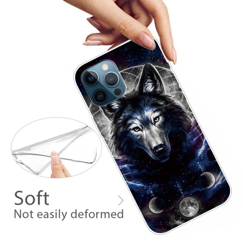 Skal för iPhone 12 / 12 Pro Svart Flexibel Varg