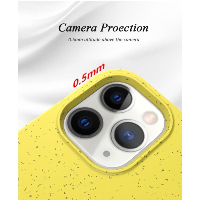 Skal för iPhone 12 / 12 Pro Svart Vete Halm Design