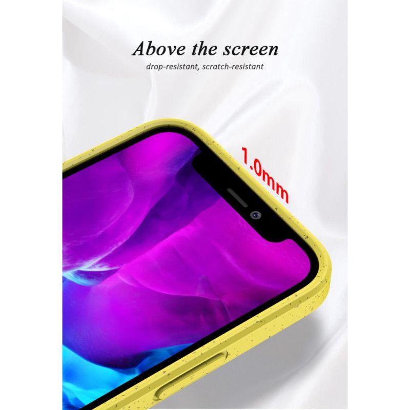 Skal för iPhone 12 / 12 Pro Svart Vete Halm Design