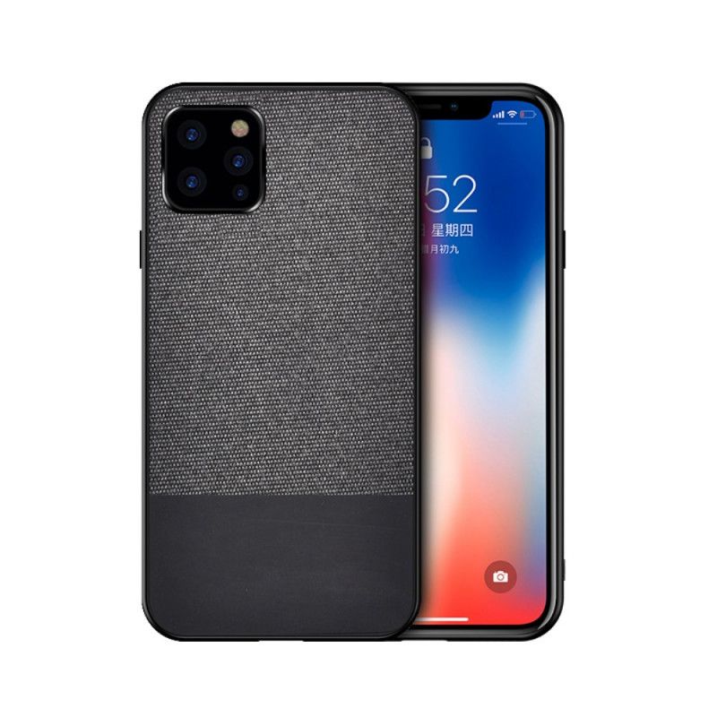 Skal iPhone 12 / 12 Pro Svart Bitstycke I Konstläder