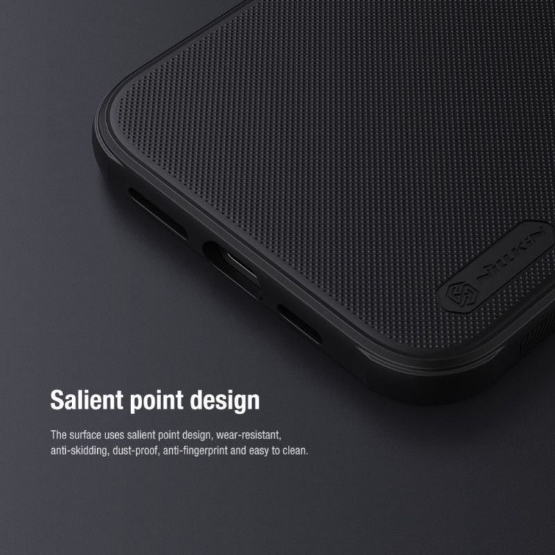 Skal iPhone 12 / 12 Pro Svart Frostat Nillkin