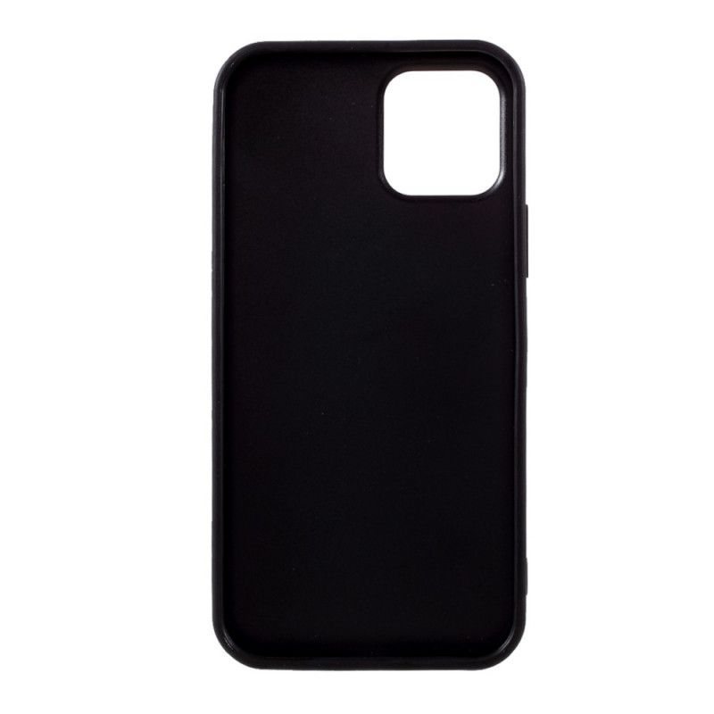 Skal iPhone 12 / 12 Pro Svart Hjärtkorthållare