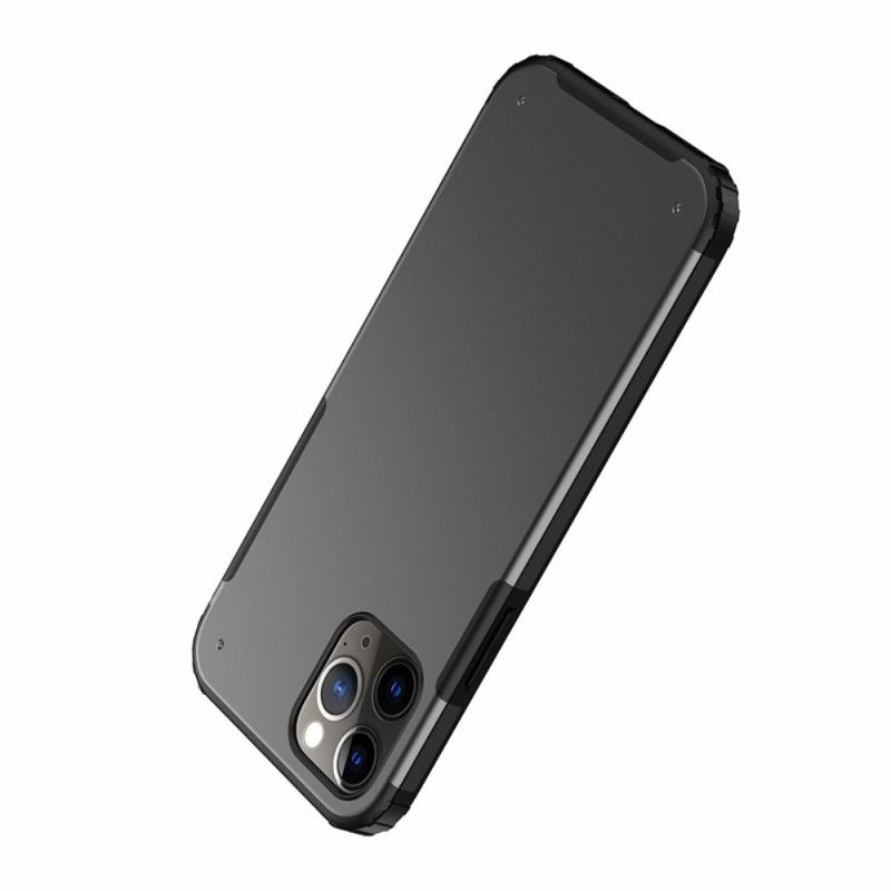 Skal iPhone 12 / 12 Pro Svart Matt Hybrid