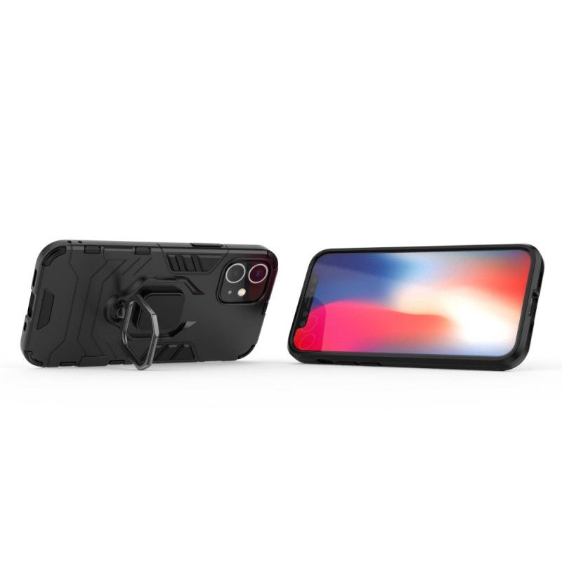 Skal iPhone 12 / 12 Pro Svart Resistent Ring