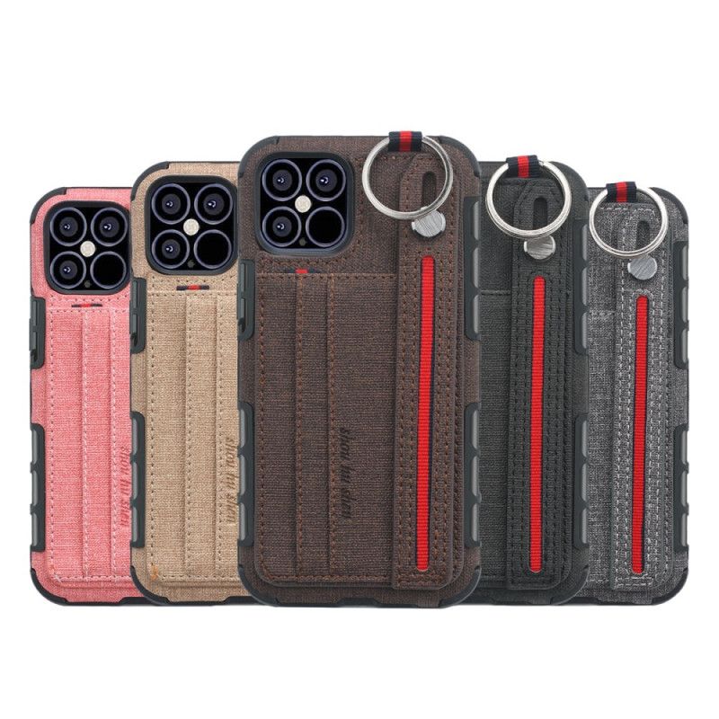 Skal iPhone 12 / 12 Pro Svart Shouhushen Tyg