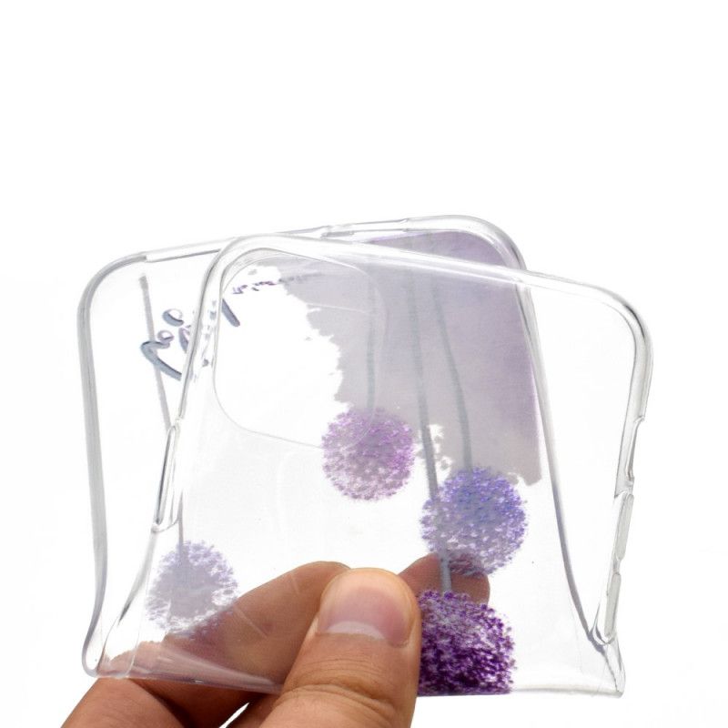 Skal iPhone 12 / 12 Pro Transparent Färgade Maskrosor
