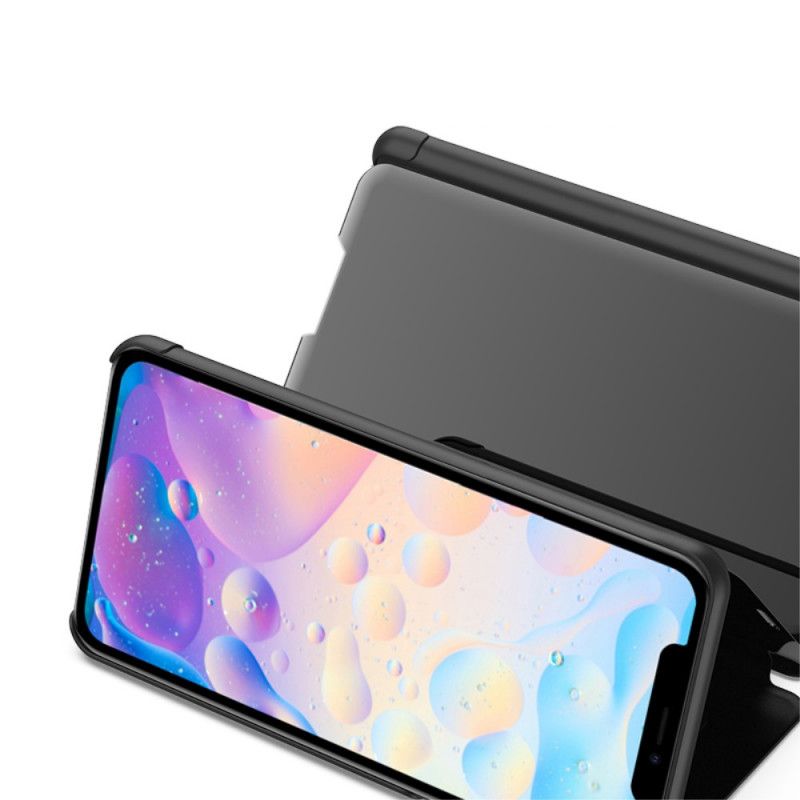 Visa Omslag iPhone 12 / 12 Pro Svart Spegel