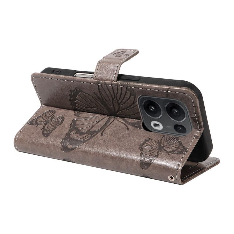 Fodral För Oppo Reno 13 Pro 5g Jättefjärilar