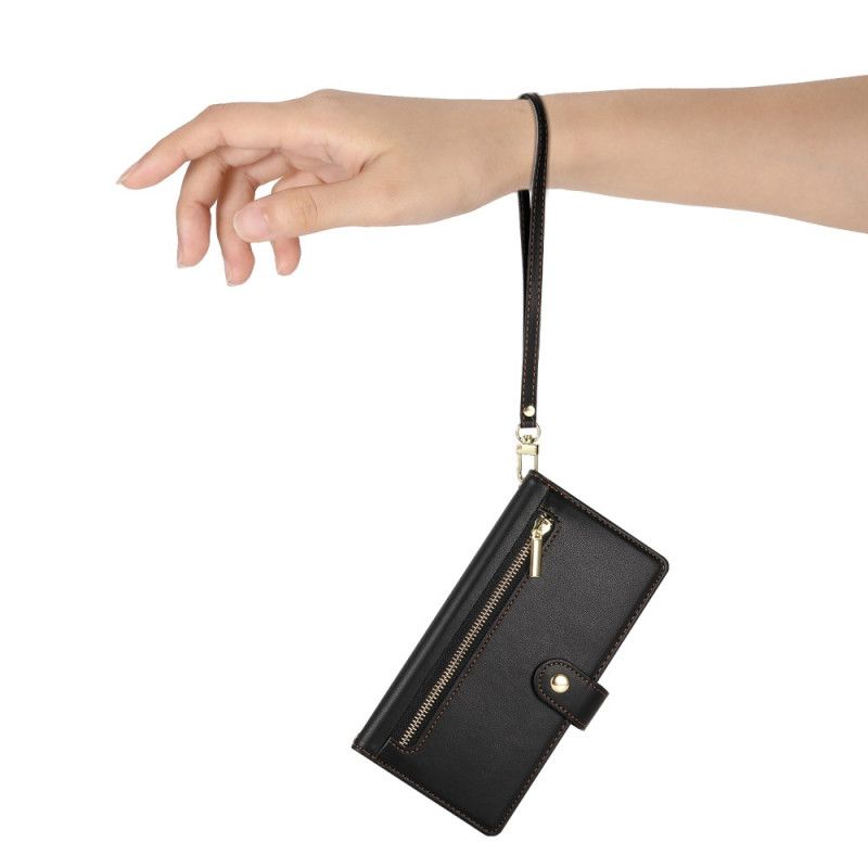 Fodral Oppo Reno 13 Pro 5g Plånbok Med Rem Och Axelrem