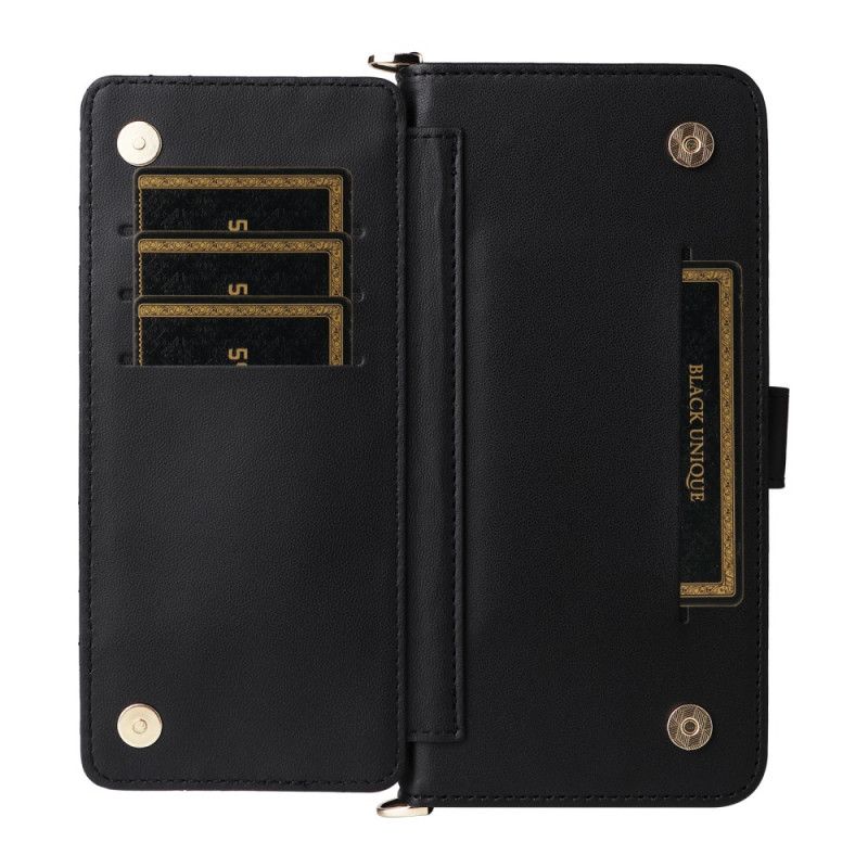 Läderskal Fodral Oppo Reno 13 Pro 5g Axelrem I Retrodesign