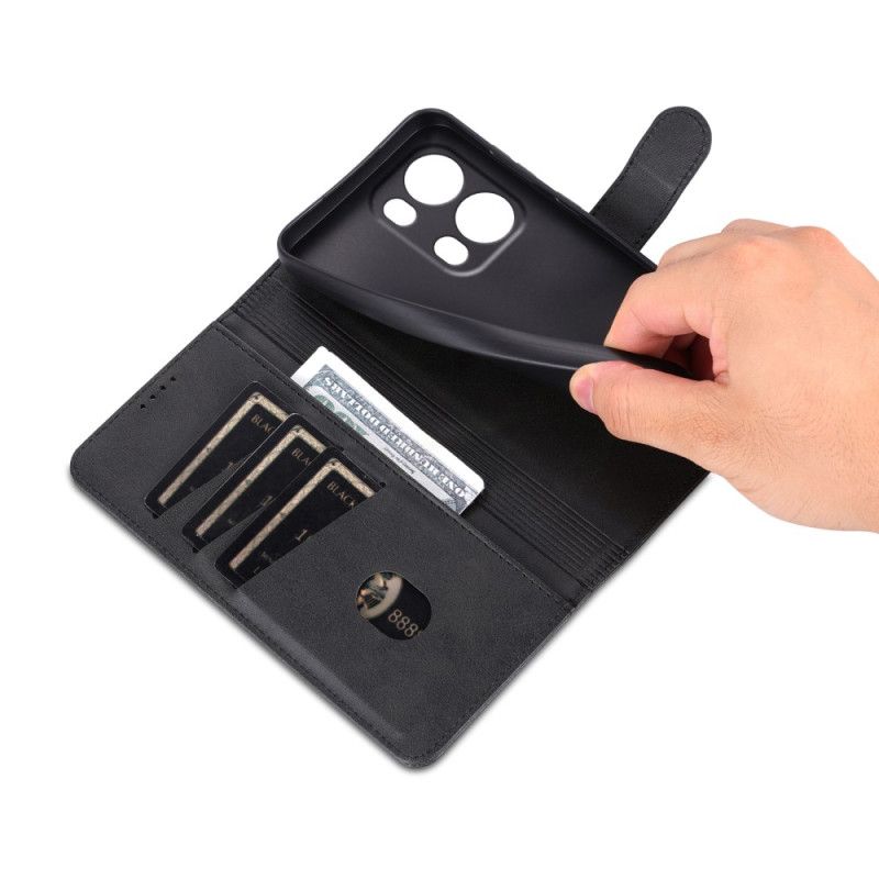 Läderskal Fodral Oppo Reno 13 Pro 5g Azns Lädereffekt