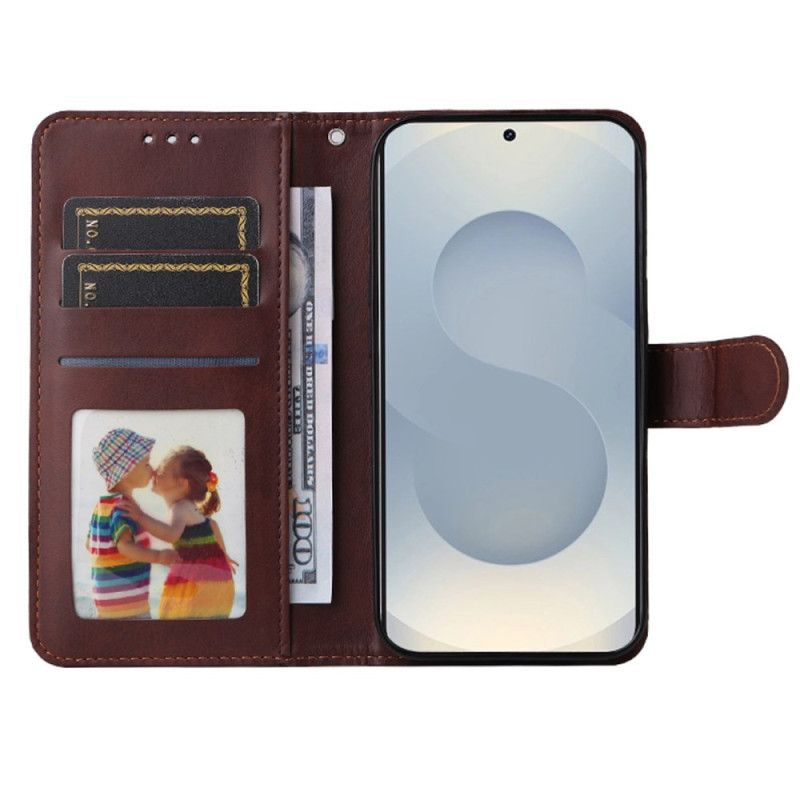 Fodral För Samsung Galaxy S25 5g Edge Kalvskinnstruktur