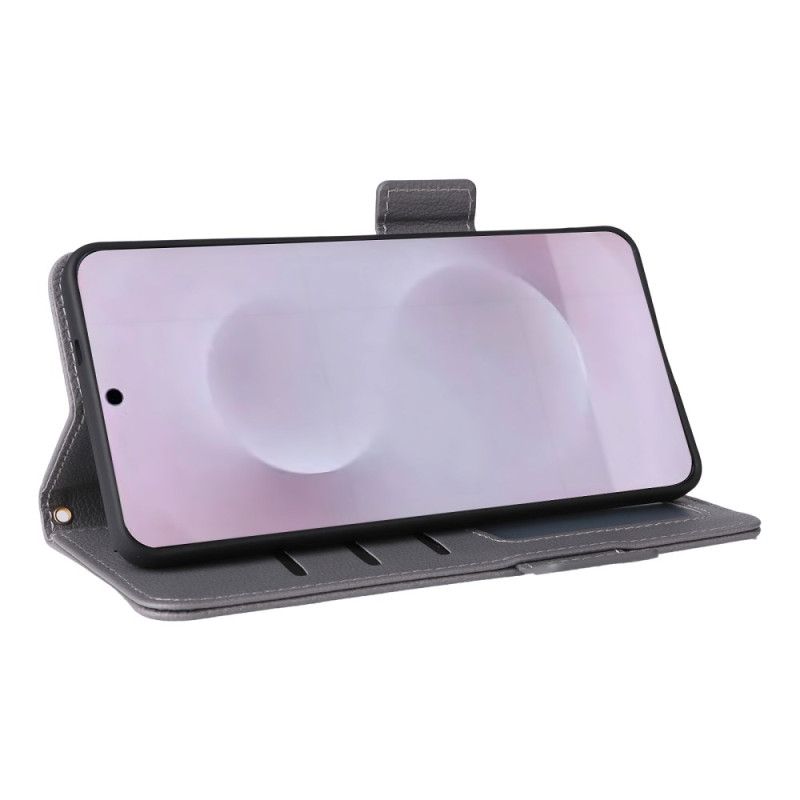 Fodral För Samsung Galaxy S25 5g Edge Konstläder Med Rem