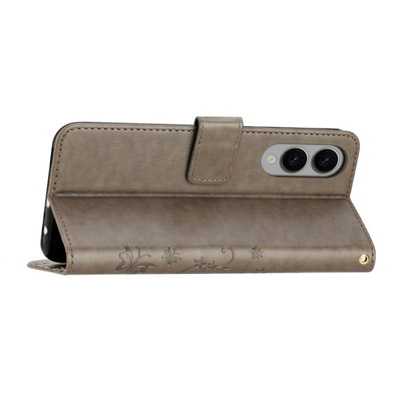 Fodral För Samsung Galaxy S25 5g Edge Små Blommor