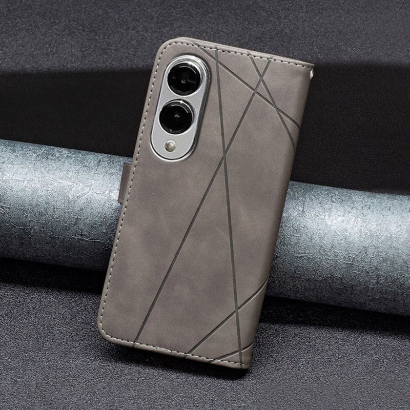 Fodral Samsung Galaxy S25 5g Edge Geometriskt Mönster Binfen-färg