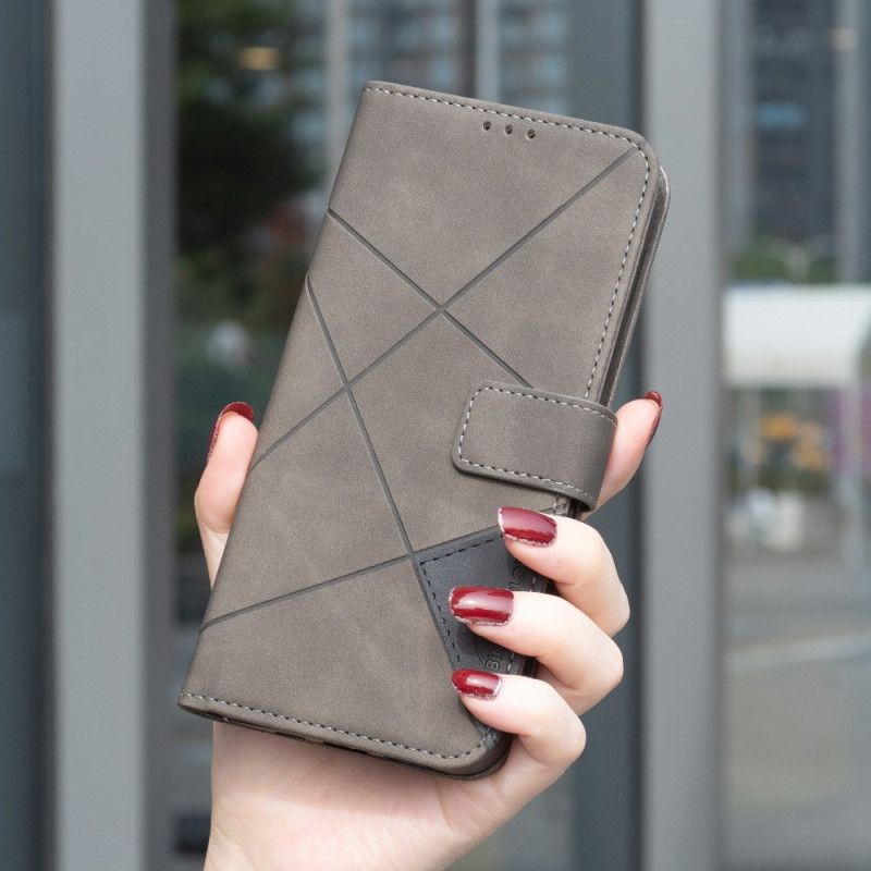 Fodral Samsung Galaxy S25 5g Edge Geometriskt Mönster Binfen-färg