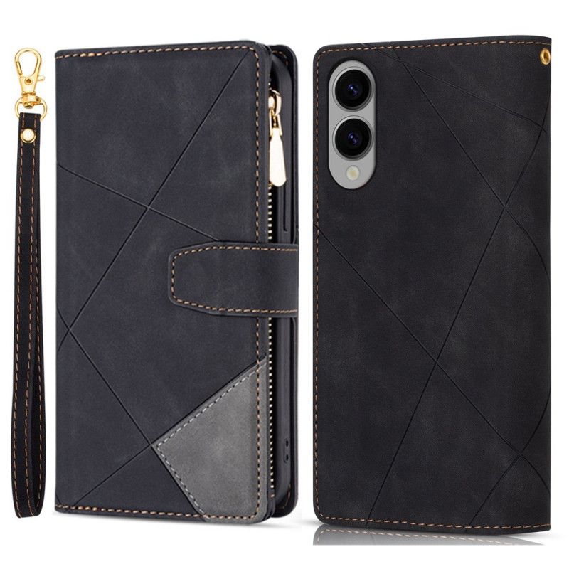 Fodral Samsung Galaxy S25 5g Edge Plånbok Med Diamantmönster