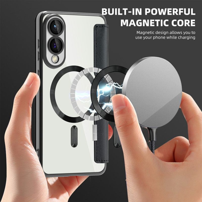 Folio-fodral Samsung Galaxy S25 5g Edge Magsafe-kompatibel Med Rfid-blockering