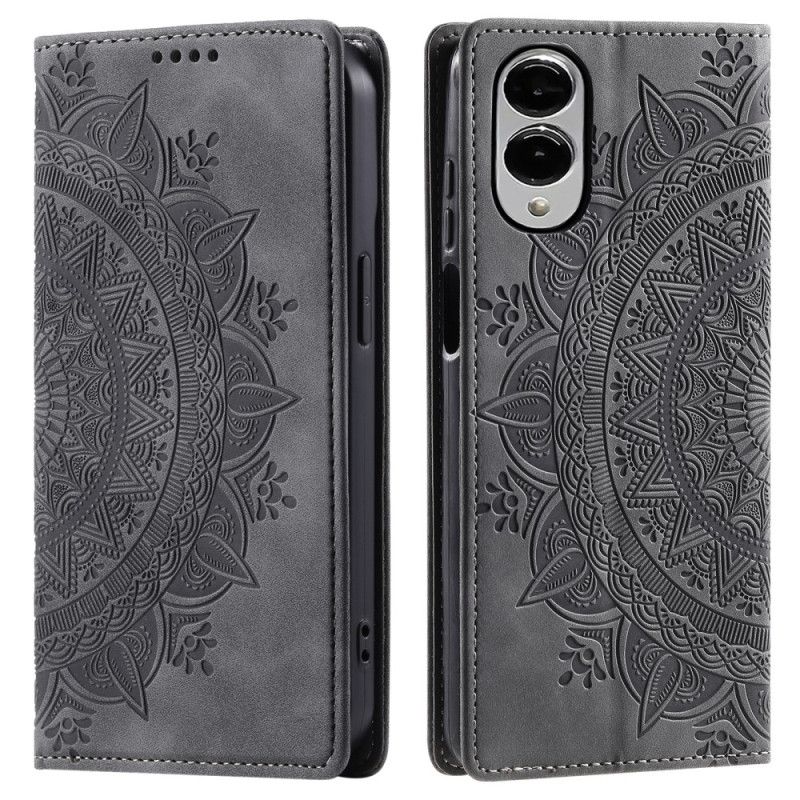 Folio-fodral Samsung Galaxy S25 5g Edge Mandala Mockaeffekt
