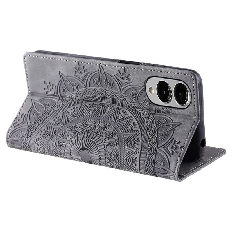 Folio-fodral Samsung Galaxy S25 5g Edge Mandala Mockaeffekt