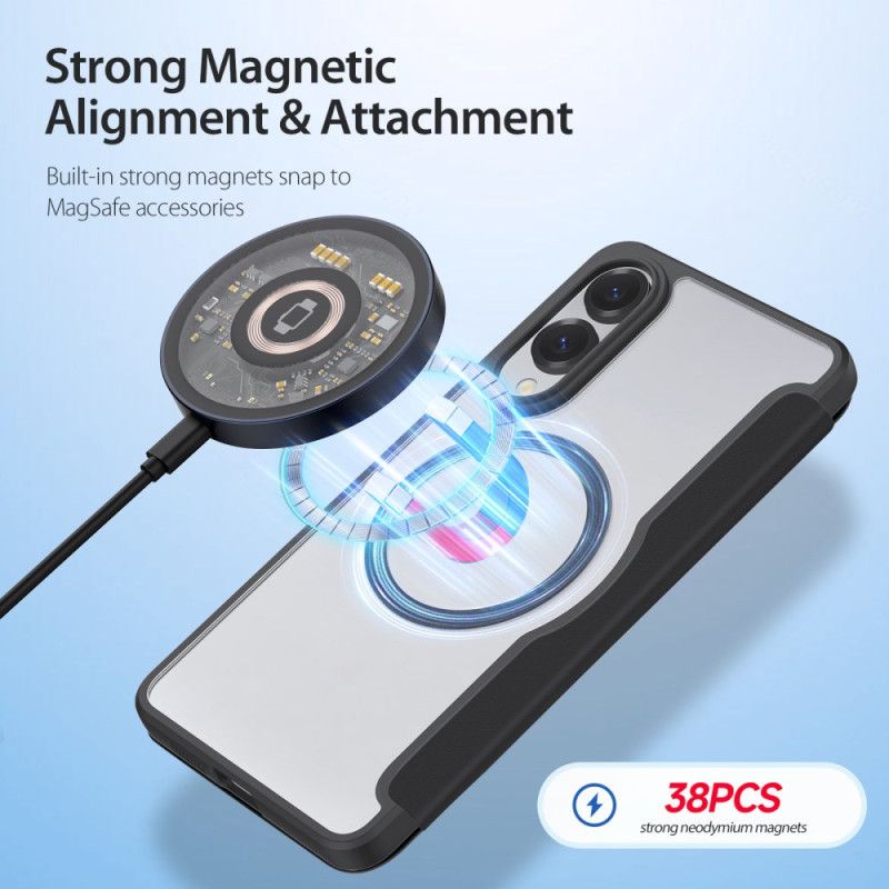 Folio-fodral Samsung Galaxy S25 5g Edge Telefonfodral Dux Ducis Pro-seriens Skal X