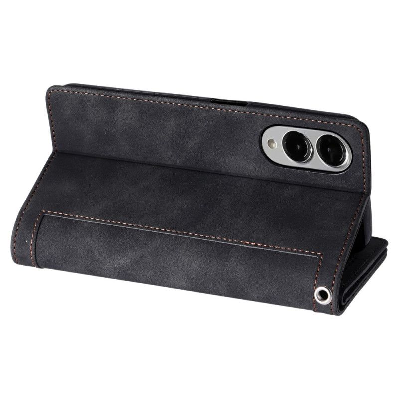 Läderfodral Samsung Galaxy S25 5g Edge Telefonfodral Dragkedja Plånbok