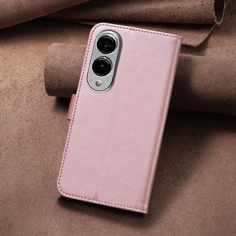 Läderfodral Samsung Galaxy S25 5g Edge Telefonfodral Klövermönster