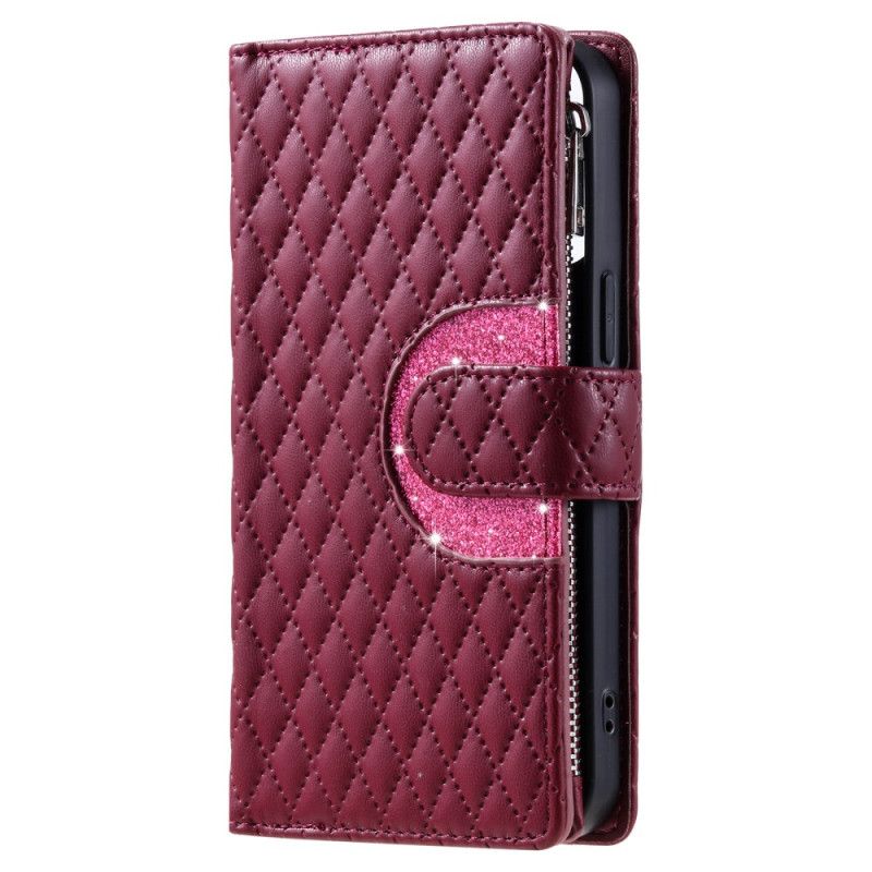 Läderfodral Samsung Galaxy S25 5g Edge Telefonfodral Quiltad Plånbok