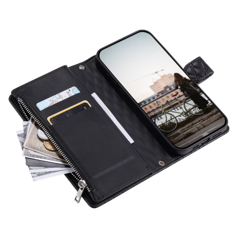 Läderfodral Samsung Galaxy S25 5g Edge Telefonfodral Quiltad Plånbok