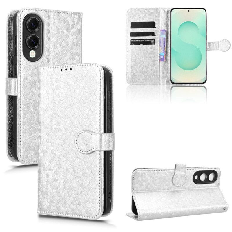 Läderskal Fodral Samsung Galaxy S25 5g Edge Glitterprickar