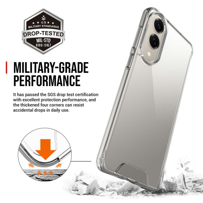 Skal För Samsung Galaxy S25 5g Edge Genomskinlig