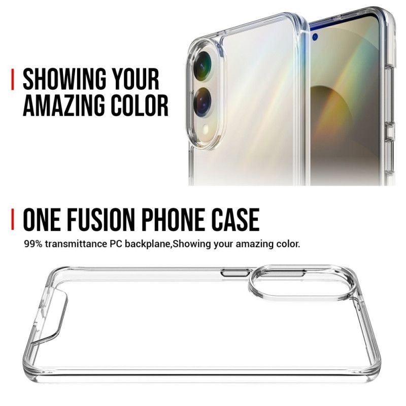 Skal För Samsung Galaxy S25 5g Edge Genomskinlig