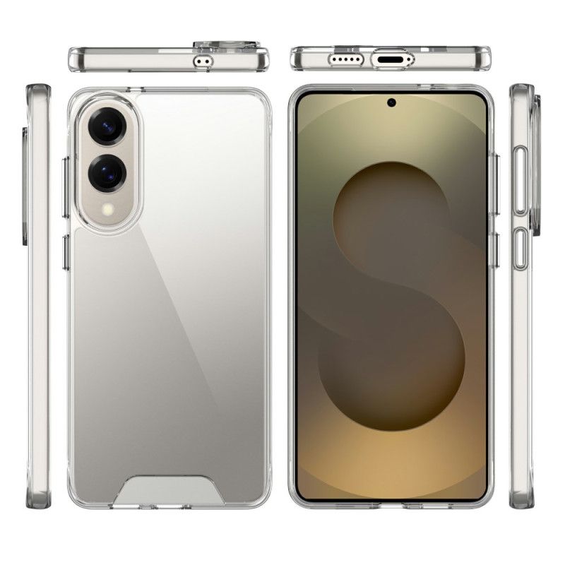 Skal För Samsung Galaxy S25 5g Edge Genomskinlig