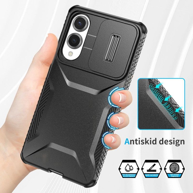 Skal För Samsung Galaxy S25 5g Edge Robust Metalleffekt