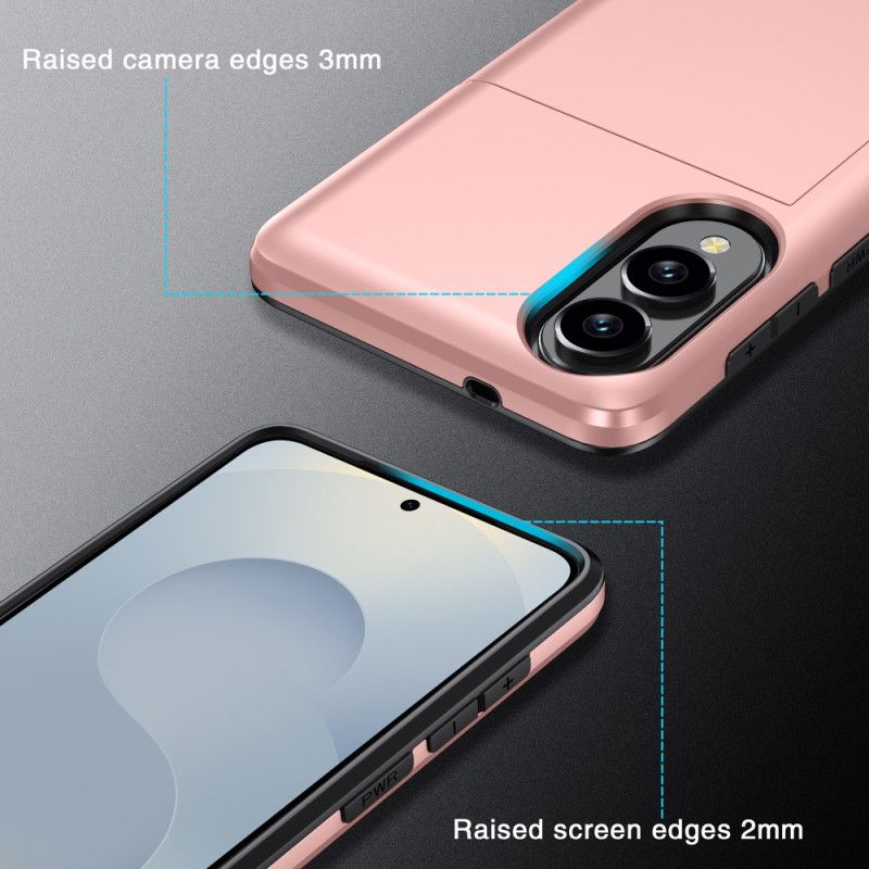 Skal För Samsung Galaxy S25 5g Edge Skjutbart Korthållare