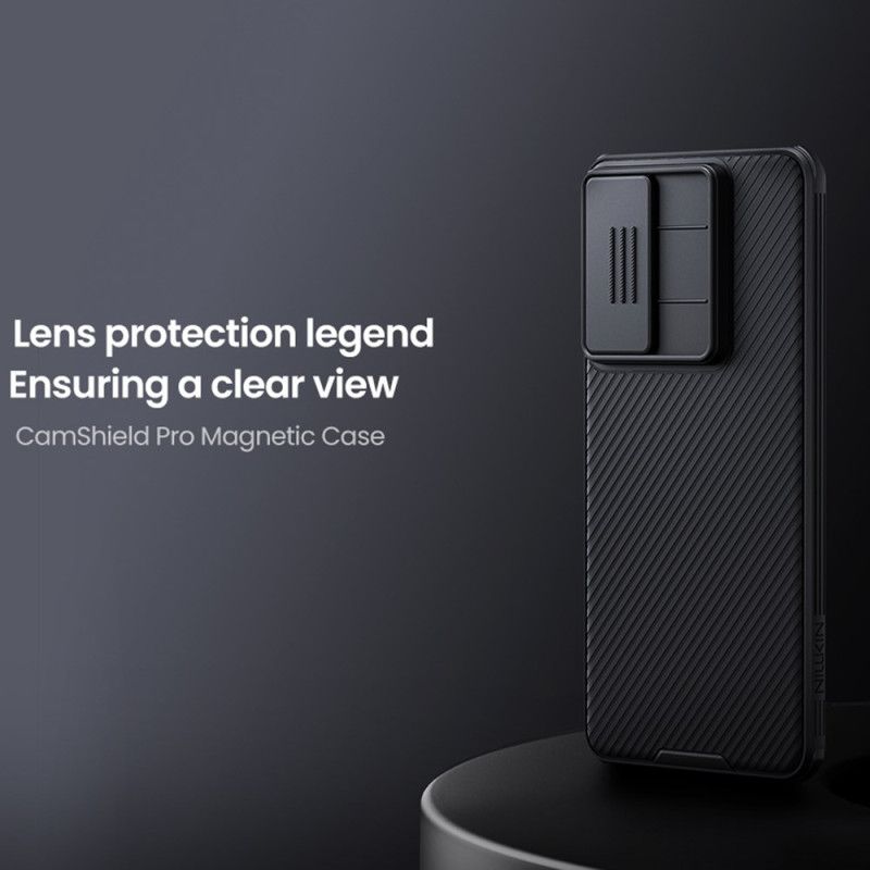 Skal Samsung Galaxy S25 5g Edge Camshield Pro Med Glidande Kameraskydd Nillkin