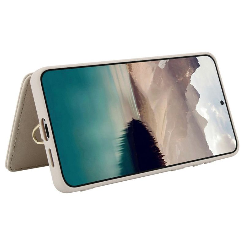 Skal Samsung Galaxy S25 5g Edge Korthållare Med Blommigt Snodd