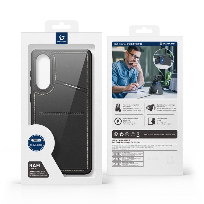 Skal Samsung Galaxy S25 5g Edge Magnetisk Med Korthållare