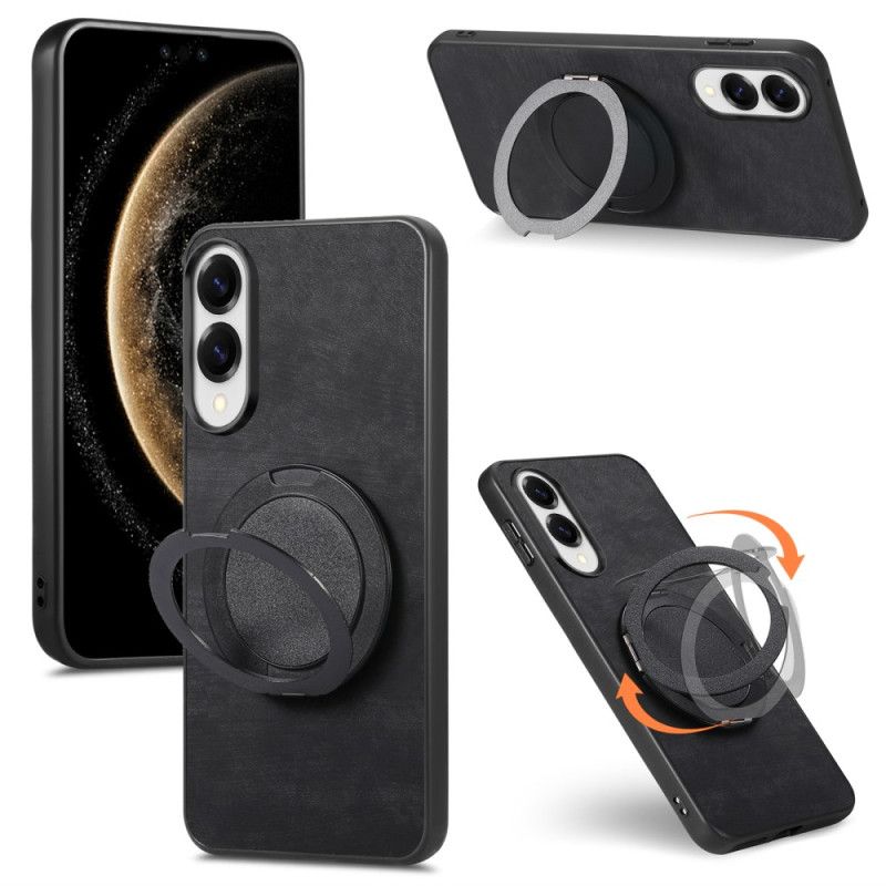 Skal Samsung Galaxy S25 5g Edge Mockaeffekt Med Roterande Stativ