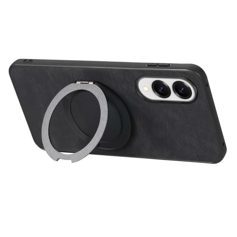 Skal Samsung Galaxy S25 5g Edge Mockaeffekt Med Roterande Stativ